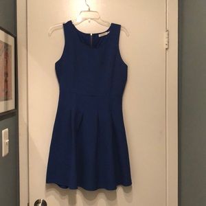Blu Pepper Royal Blue sun dress with pleats